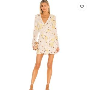 NWT Free People Sunshine Combo Long Sleeve Dress